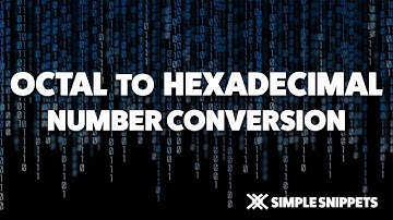 Octal to Hexadecimal Number Conversion with Decimal Point | Number System Conversions