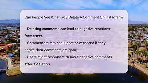 Can People See When You Delete A Comment On Instagram? - Everyday-Networking