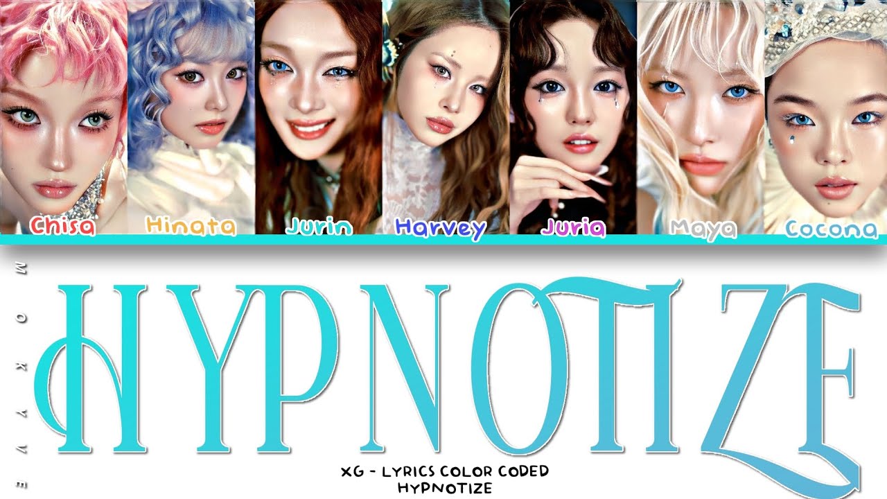 XG - Hypnotizing Easy Lyrics Color Coded