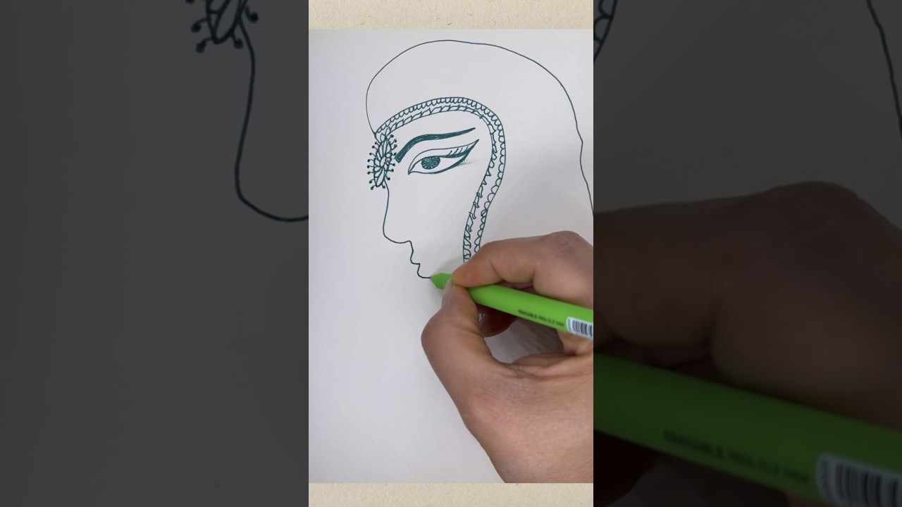 Random Scribbles ft. Nose Ring & Head Jewellery Piece | Daily Uploads | Draw | Sketch ✍️