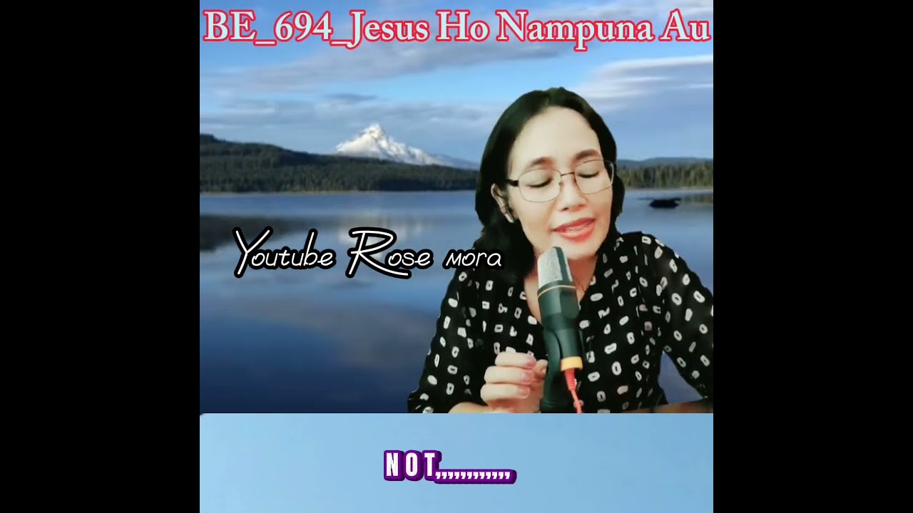 Buku ende 694 Jesus Ho nampuna au #cover_rose_mora #musikboxgereja #buku_endenta