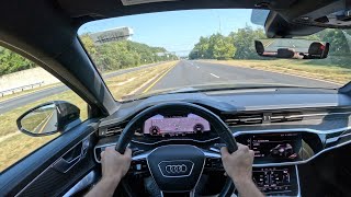 2021 Audi S6 Premium Plus 2.9T - POV Test Drive Audi S6 Premium Plus