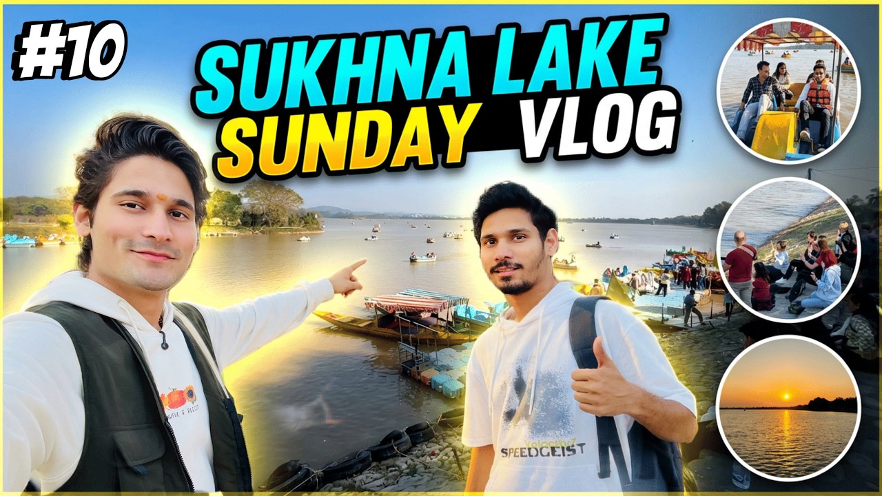 Sukhna Lake Sunday Vlog | Atul Verma Vlogs