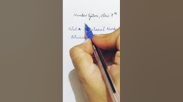 #How to write Rational Numbers between 2 given Numbers#Class 9th Maths#short#shorts