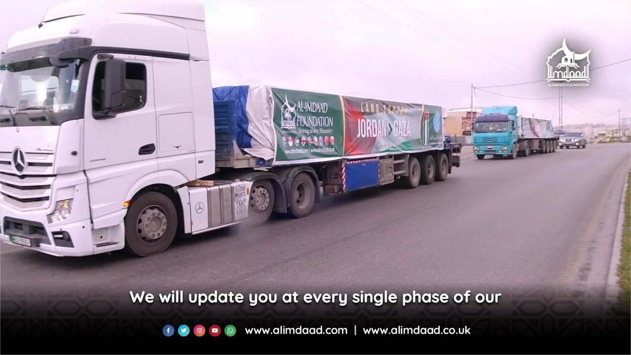 Jordan To Gaza Land Convoy | Part 1 - March 2024