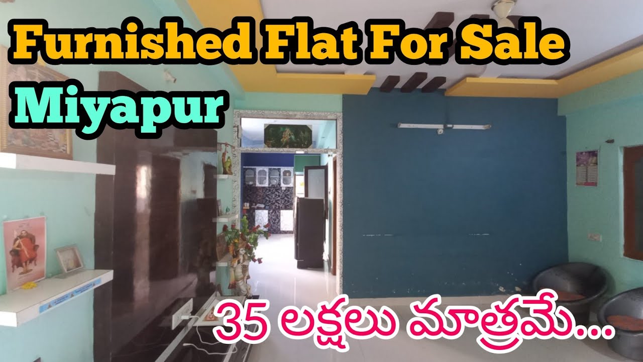 35 Lakhs Only || Furnished flat for sale in Hyderabad || 
