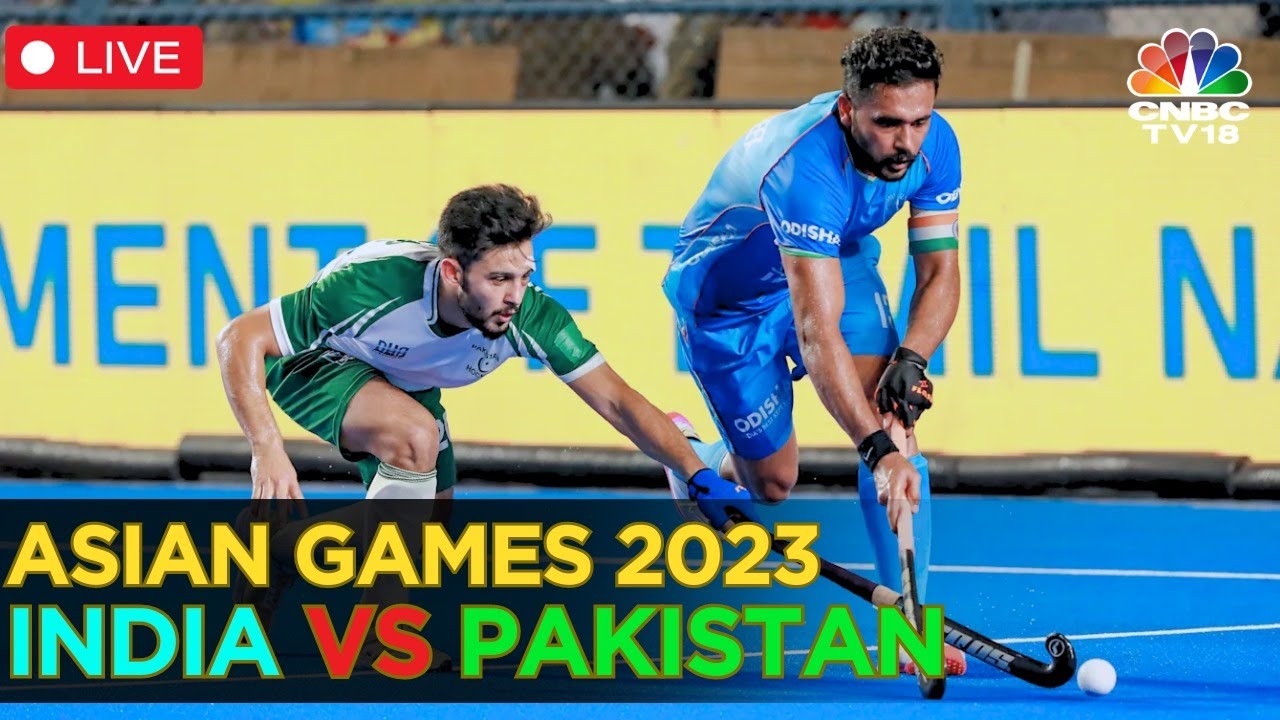 LIVE India vs Pakistan Hockey LIVE IND vs PAK Hockey Match Hangzhou Asian Games 2023 N18L