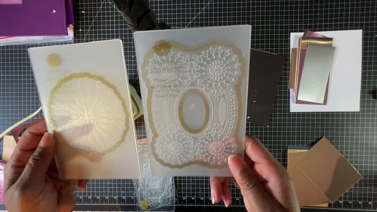 Anna Griffin Cut And Emboss Folders - Valentine and Harvest - YouTube