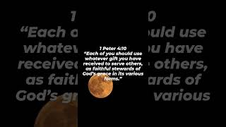 1 Peter 4:10 | Daily Verse |  Commentary in description #verseaday