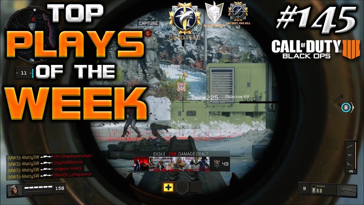 CALL OF DUTY - TOP PLAYS OF THE WEEK #145 | BO4 (COD Top Clips) - YouTube