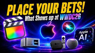 LIVE! WWDC - Place Your Bets - FCP, M5 Mac Studio, Apple AI, Siri, Apple TV, M5 Mac mini, iMac Pro