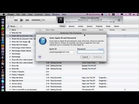 Video: Come autorizzare il computer per itunes?