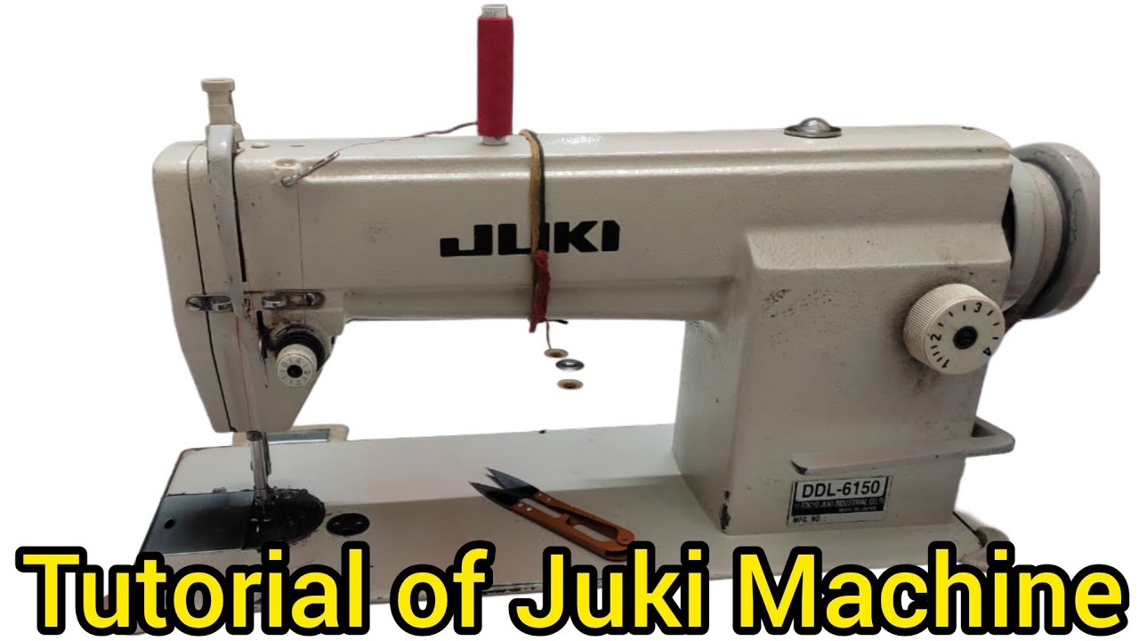 Juki Machine Course Juki Machine Tutorial//Juki Machine Ki Settings//How To Use Juki ...