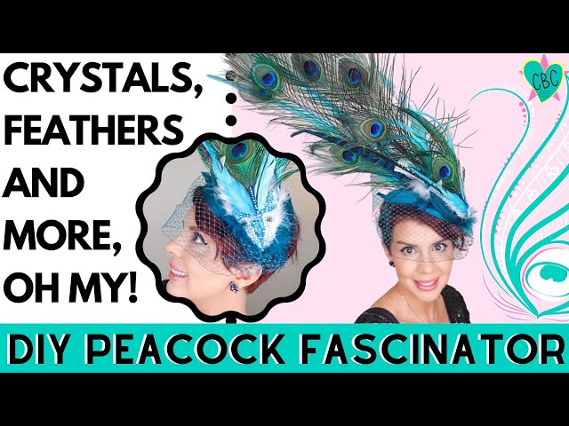 How to Make a DIY Peacock Fascinator - YouTube display picture 3