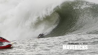 MAVERICKS[RAW] Feb. 11, 2023 KALANI LATTANZI shows up ⚡️ #surfing #mavericks #powerlinesproductions
