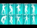 Top 5 Popular Dances From EVERY SEASON of Fortnite!