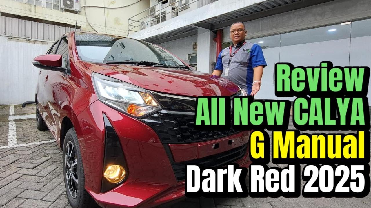 Fitur Lengkap Pada All New Calya Type G Manual Warna Dark Red Tahun 2025 |Toyota Medan 085362072000