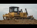 Bulldozer Liugong B160C Working On The Road