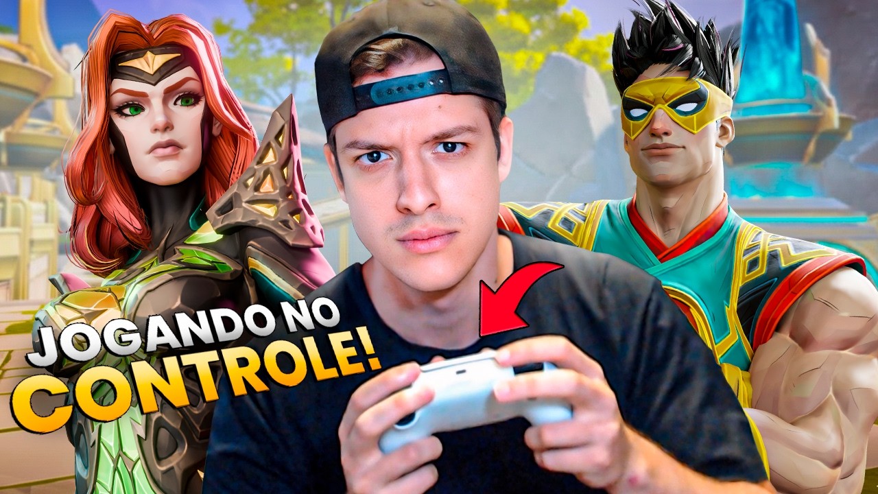 ME DESAFIARAM A JOGAR DE CONTROLE NO MARVEL RIVALS