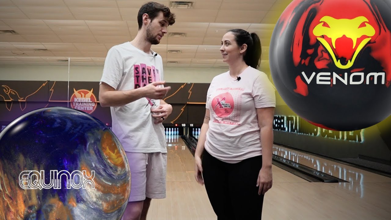 I Bowled My Husband With A Record Breaking Bowling Ball | Lethal Venom VS Equinox