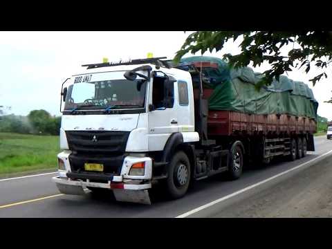 FULL MITSUBISHI FUSO TRUCKS !! TRAILER TRUCK AND TRONTON TRUCK FUSO FZ, FUSO FIGHTER X, FUSO GREAT