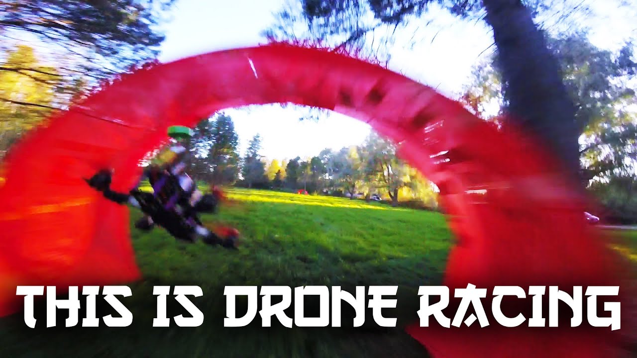 This is Drone Racing! YouTube