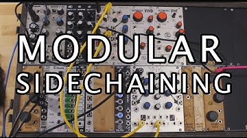Eurorack Sidechaining patch with Moddemix and Maths