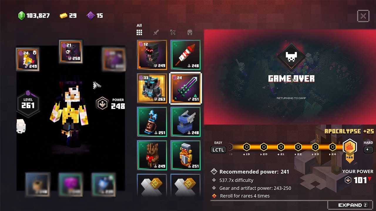 The WORST Loadout Possible In Minecraft Dungeons - YouTube