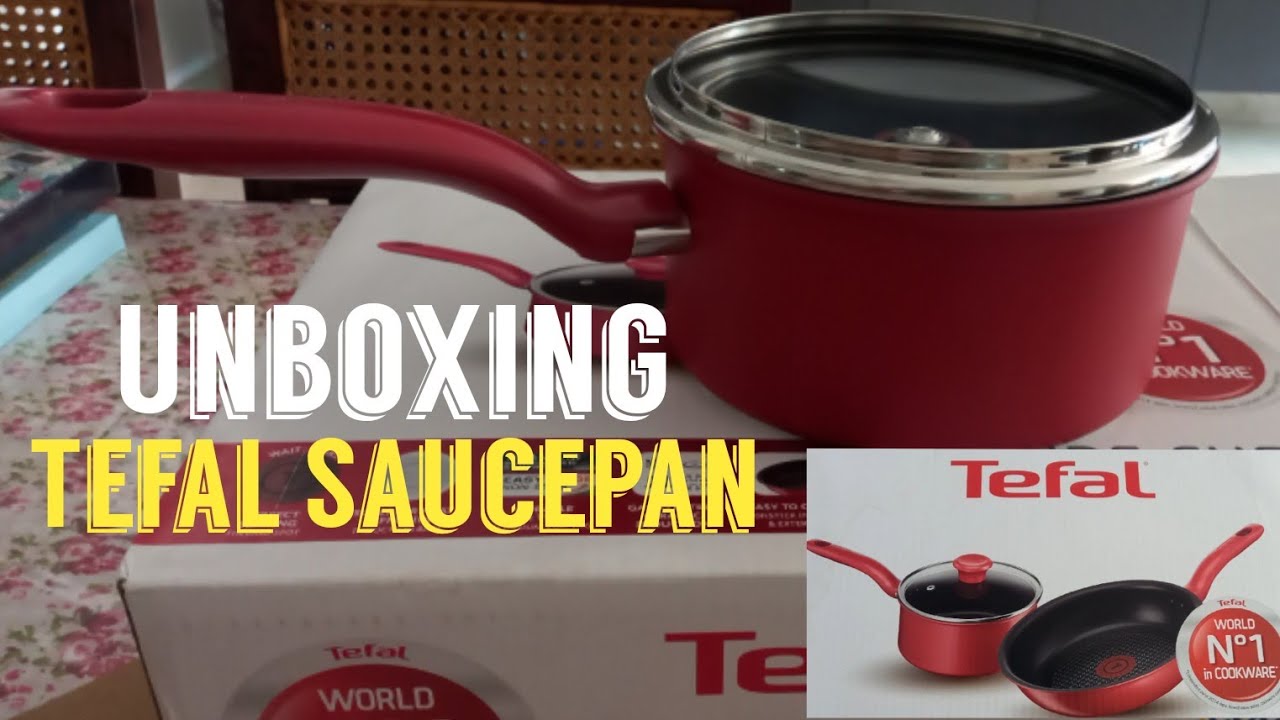 Unboxing Tefal 18cm Saucepan with Lid || World No.1 in Cookware Brand