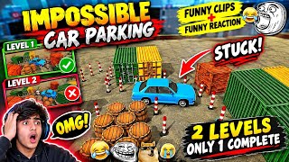 Don't miss the end 🎧🥶Hardest Car Parking Game Ever! 🚗💥 | Funny Clips + Funny Reaction screenshot 4