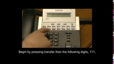 How to Change a Personal Ring Tone on a Samsung Telephone System