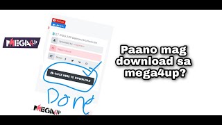How to download file in mega4up? screenshot 1