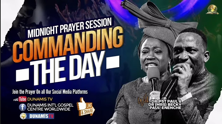 PROPHETIC DECLARATION AT COMMANDING THE DAY MIDNIGHT PRAYER ON 15-09-2024