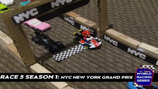 2023 Hot Wheels Matchbox WRS RACE 5 SEASON 1 NYC New York Grand Prix Racing Stopmotion