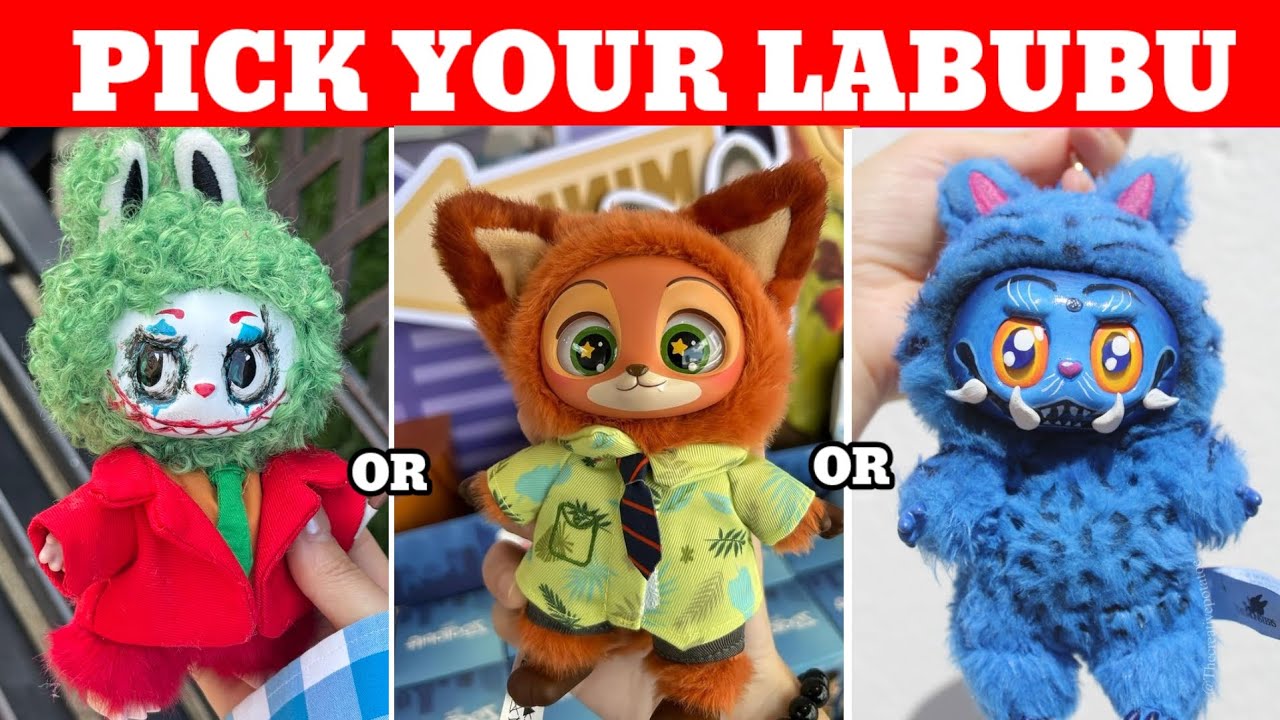 Выберите свою куклу Лабубу.. 