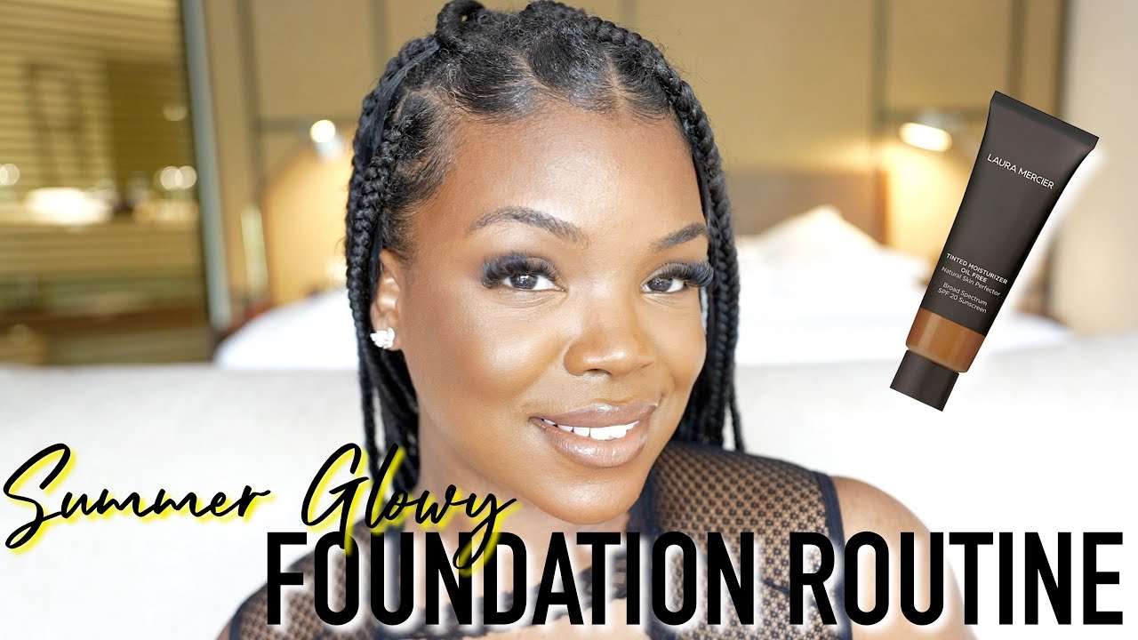 Летняя процедура создания сияющей кожи с помощью тонального крема | Тонирующий увлажняющий крем L...