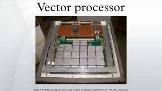 Vector processor