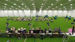 Fly to Paradise Show run-through before Grand Nationals Castle marching Knights