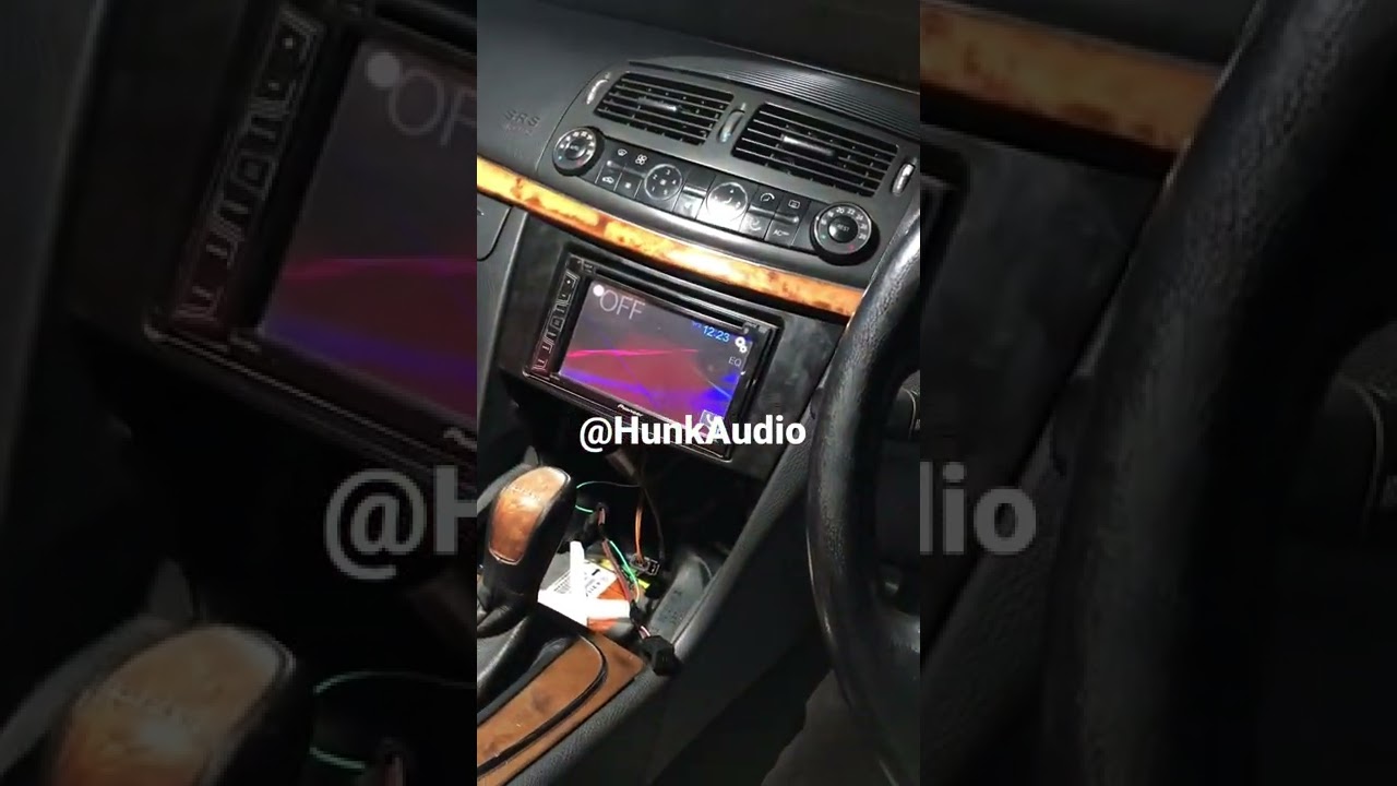 Mercedes Benz  upgrade With Pioneer Double Din Player work Done By HunkAudio cont.9141000036