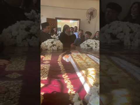 حصرى زيارة انبا مكسيموس مزار القمص صموئيل زكريا تصوير قناة كنيستي  