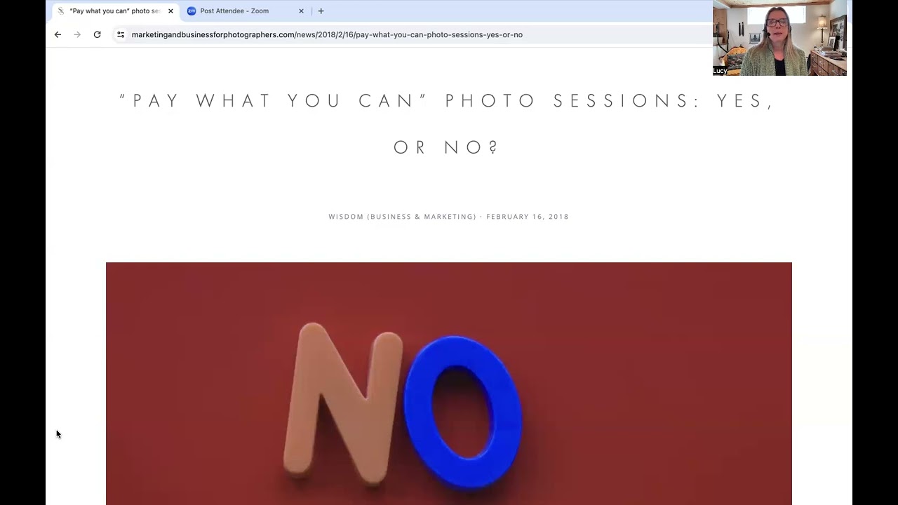 Pay What You Can Photography Sessions: Good for business?