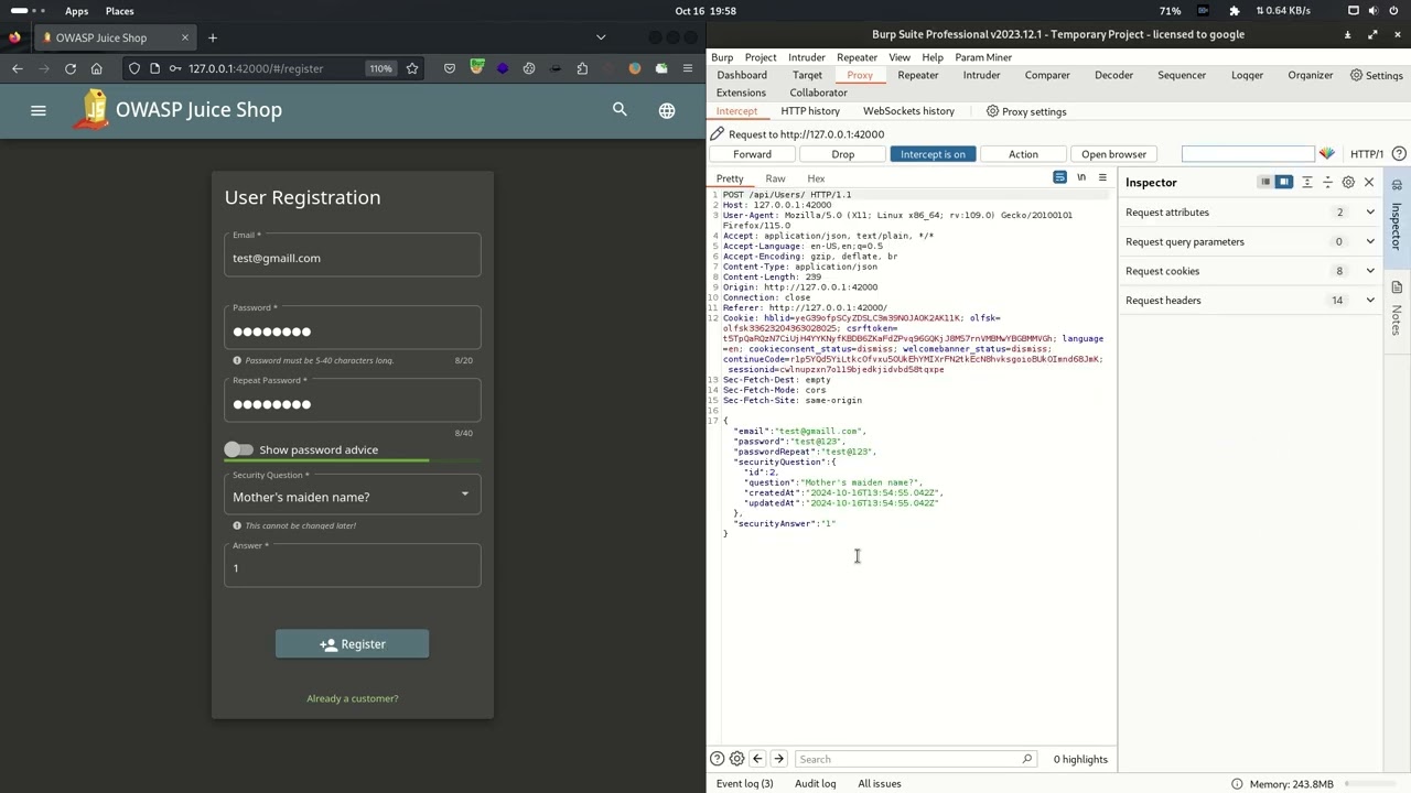Empty User Registration - Improper Input Validation | OWASP Juice Shop Solution