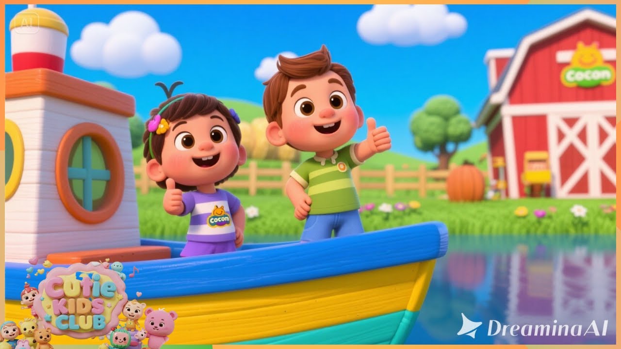 Kids Enjoy Boat Build Song For Kids | Cutie Kids Club