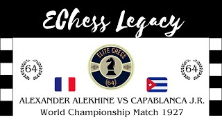 Alexander Alekhine vs Capablanca J.R. World Championship Match, 1927. screenshot 2