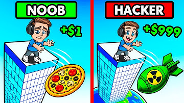 NOOB vs HACKER Throw Stuff = Money