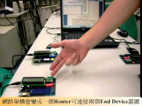 台灣優奎士 ZigBee 實驗6  網路拓樸實驗