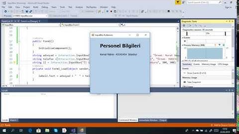 C# Form Dersleri-86 InputBox Kullanımı