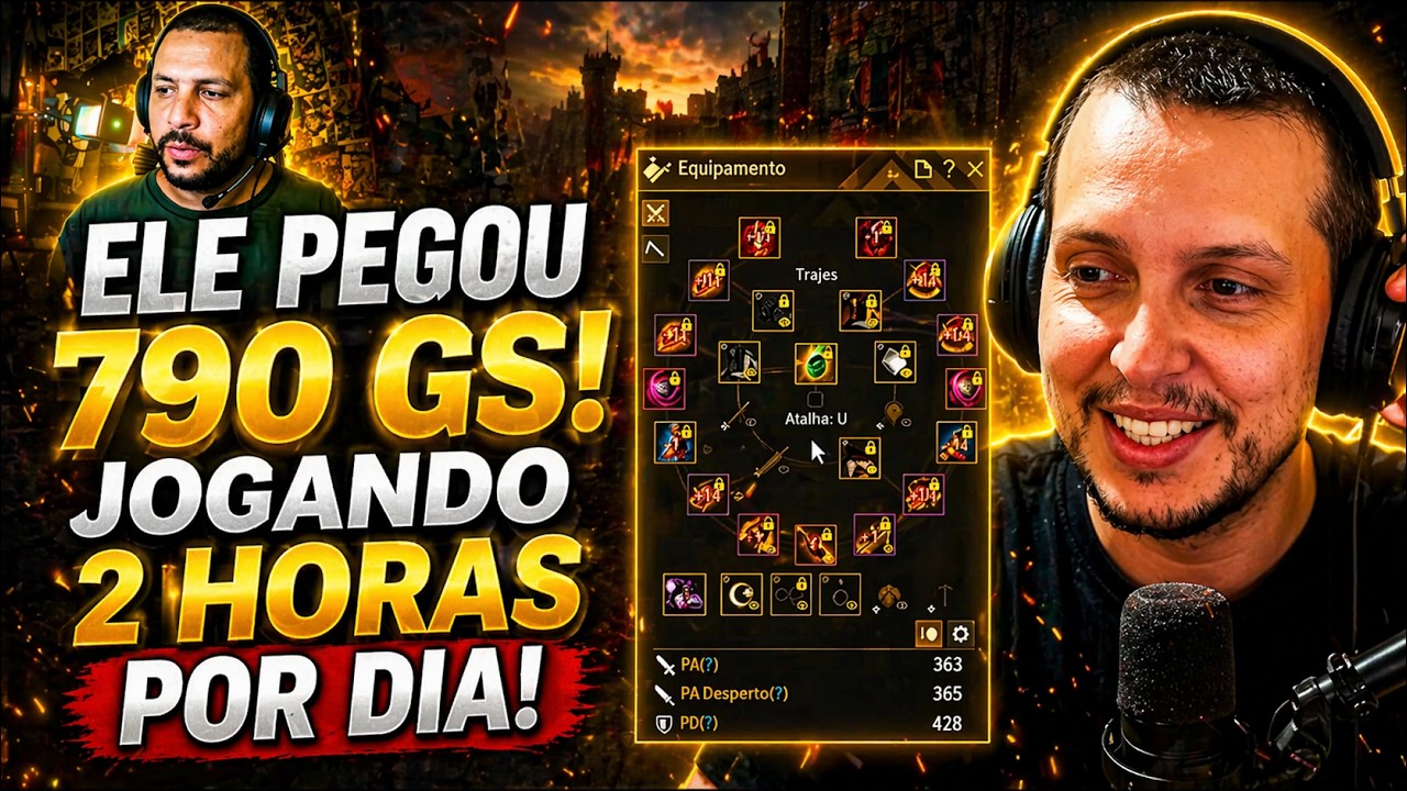 ELE PEGOU 790 GS JOGANDO 2 HORAS POR DIA POR 1 ANO NO BLACK DESERT ...