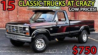 Best Craigslist and Facebook Marketplace Finds! 15 Classic Trucks at Unbeatable Prices