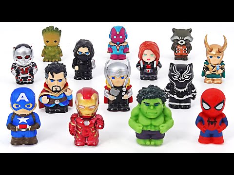 マーベル ソフビ パペット マスコット ハルク、スパイダーマン
